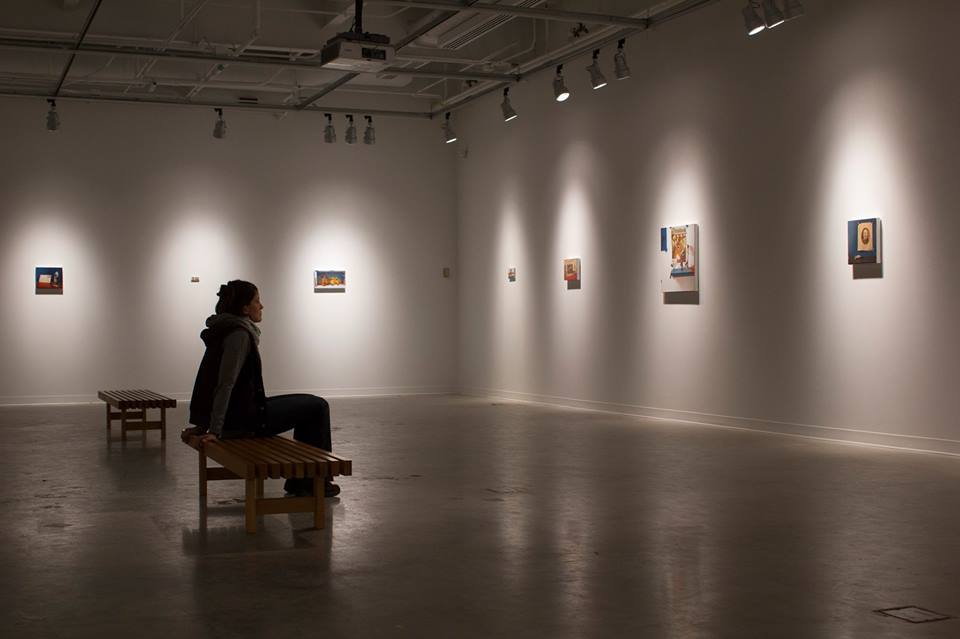 Installation view of Nathan Loda's MFA exhibit, up through the end of this week. Source: Nathan Loda. 