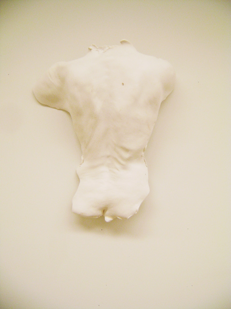 Torso (complete), by Ceci Cole McInturff. Plaster.